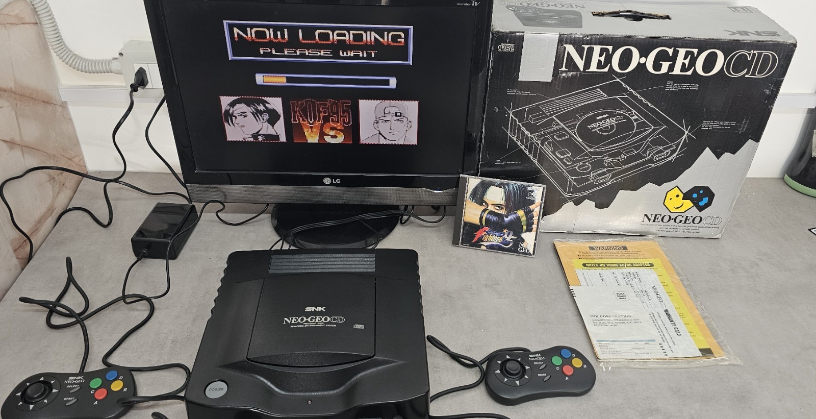 SNK Neo Geo Cd PAL Home Console, Black, RCA Component Connectivity