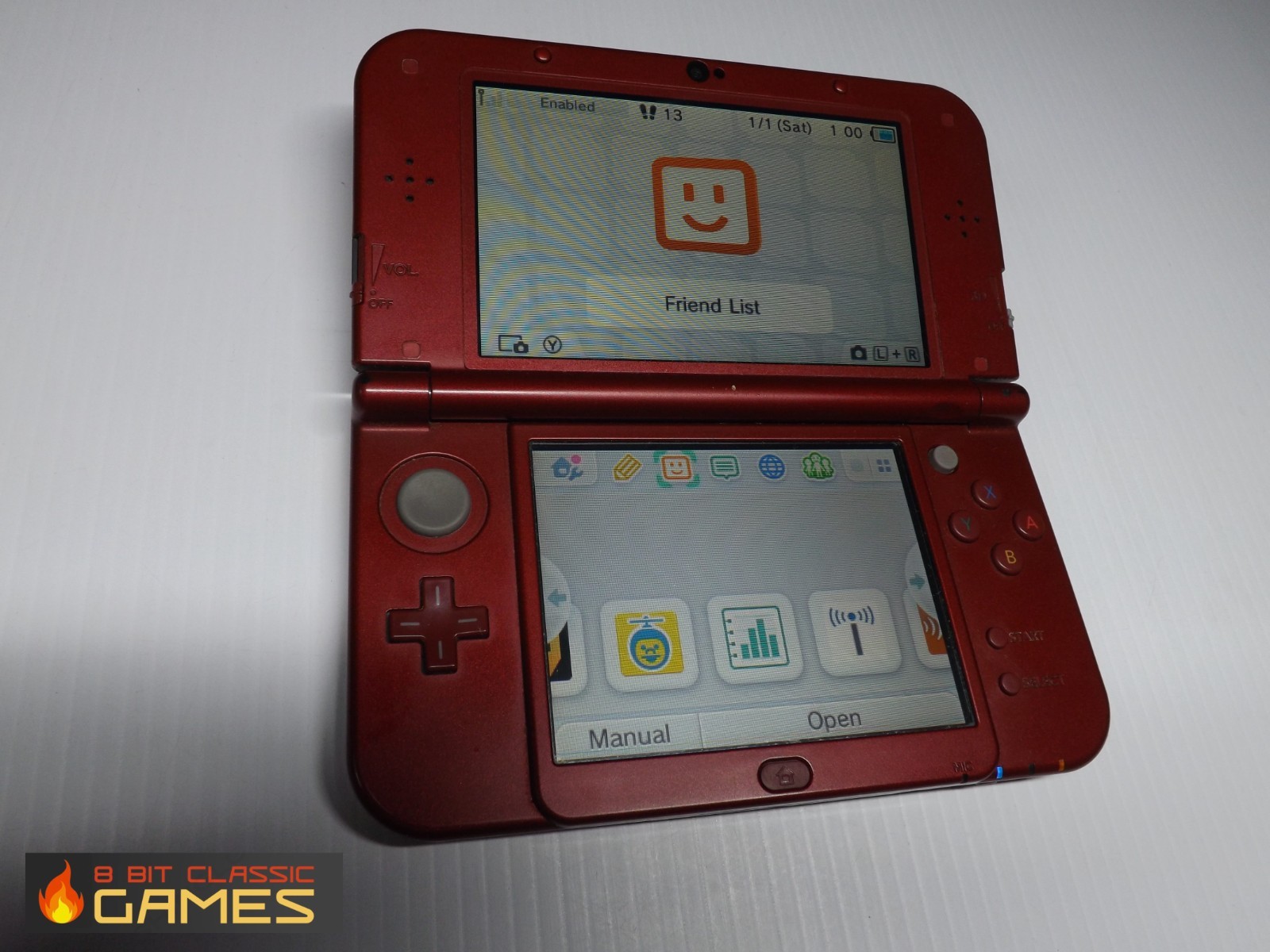 New Nintendo 3DS XL System – Red – Serial 2625 – FAST SHIPPING! – 69a