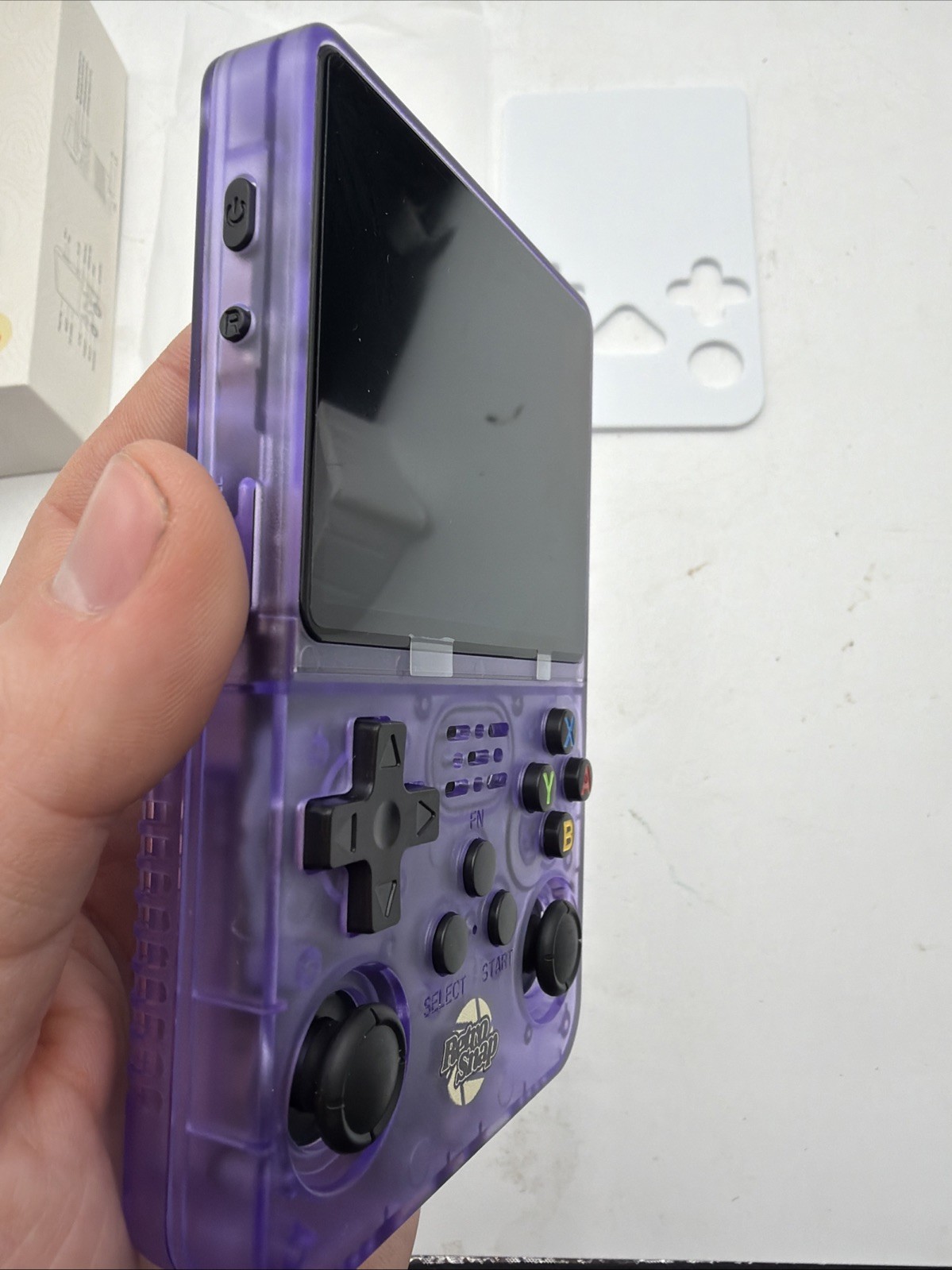 Retro Snap Play Handheld Console 128GB, 3.5″ Screen, 20k+ games, Purple