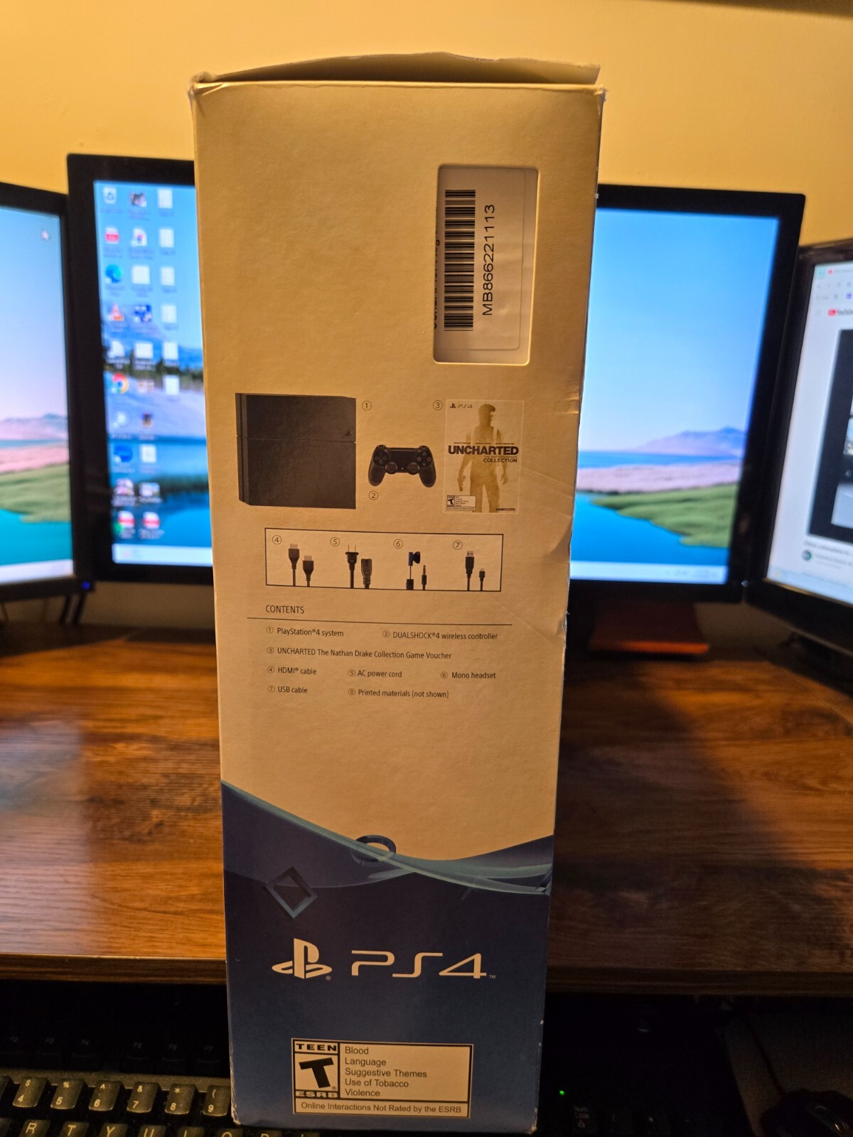 Sony PlayStation PS4 Fat Console With OEM Controller In Box
