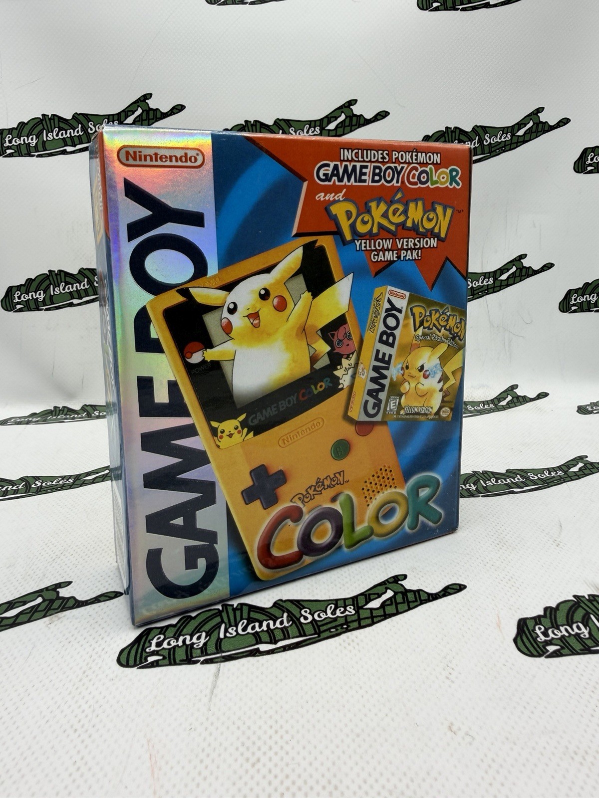 Nintendo Game Boy Color Handheld Console Pokemon Yellow Bundle Sealed Authentic