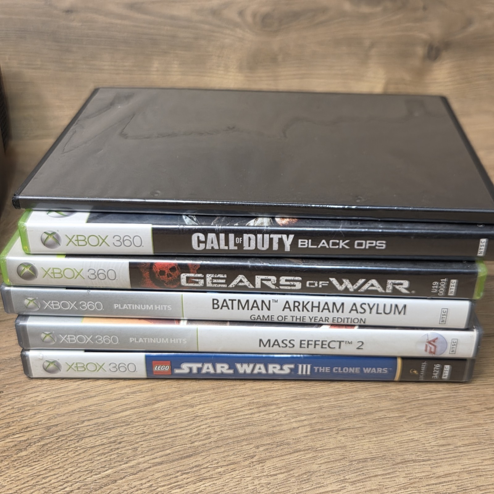 Xbox 360 Black Fat Console 120GB Bundle w/ Controller and Games Tested