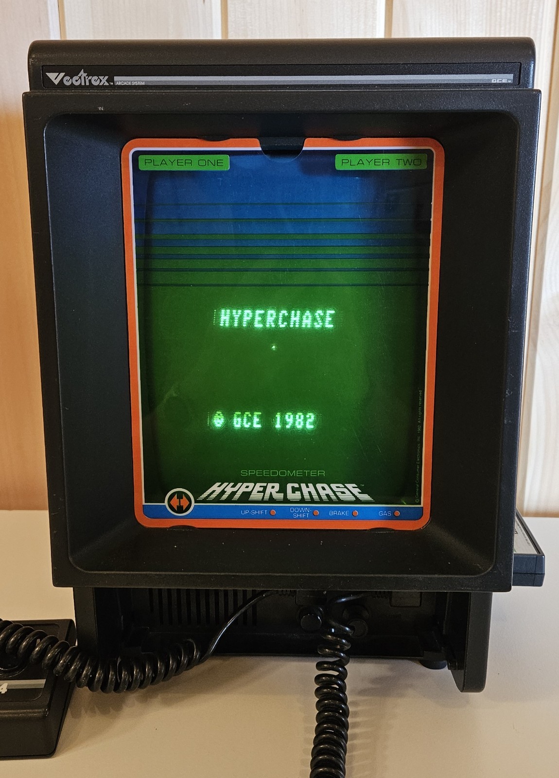 Vintage Vectrex Arcade System Video Game Console / 2 Controllers / 9 Games Lot