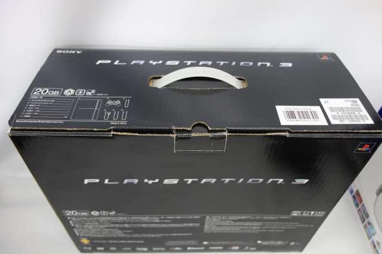 Used W/B Sony PlayStation3 CECHB00 20GB Black Video Game Console JAPAN tested