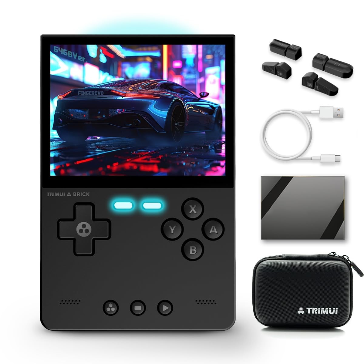 Trimui Brick Handheld Game Console 3.2-inch 1024 * 768 IPS Screen 3000mAh Tri…