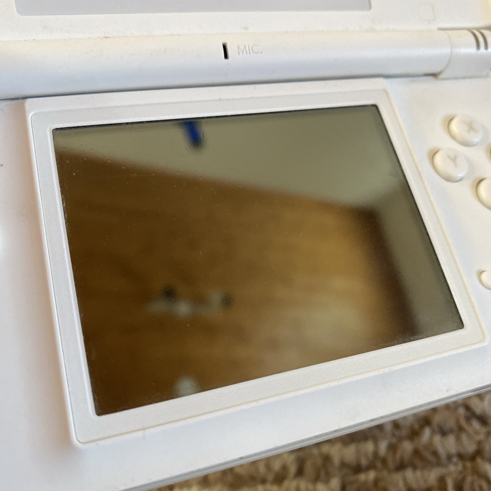 NICE Nintendo DS Lite USG-001 Polar White w/stylus charger gba dust cover OEM