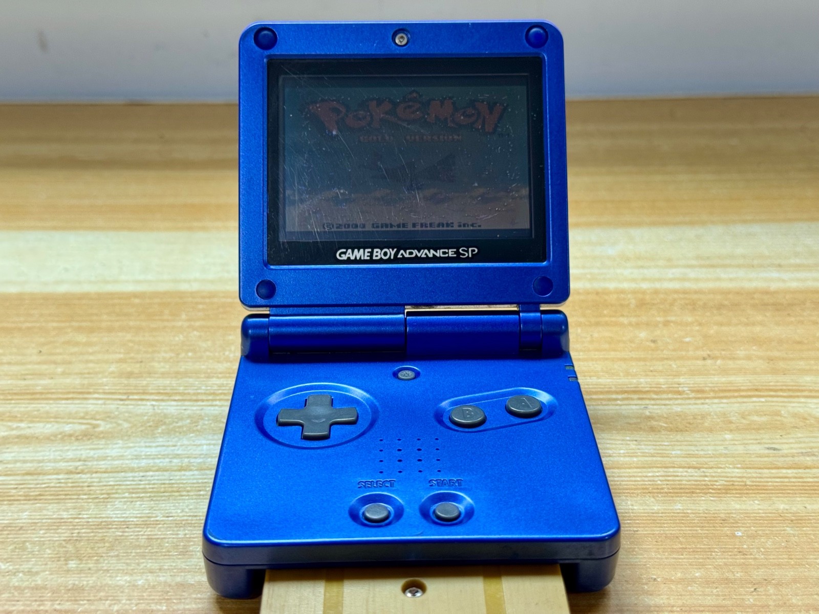 Nintendo Gameboy Advance SP AGS001 Cobalt Indigo Blue Handheld System Console