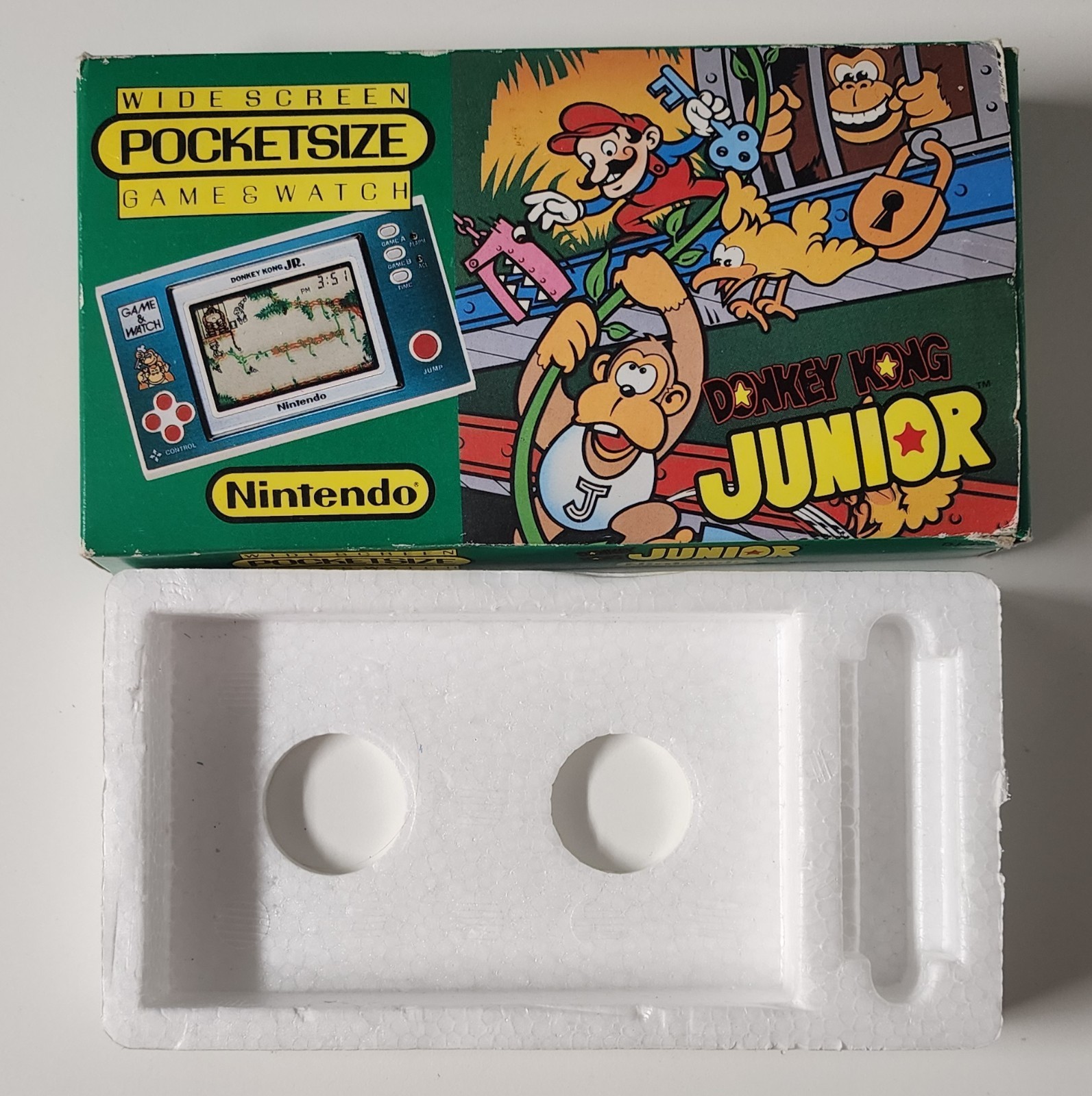 Nintendo Donkey Kong Jr. Wide Screen Pocketsize Game & Watch Read Description