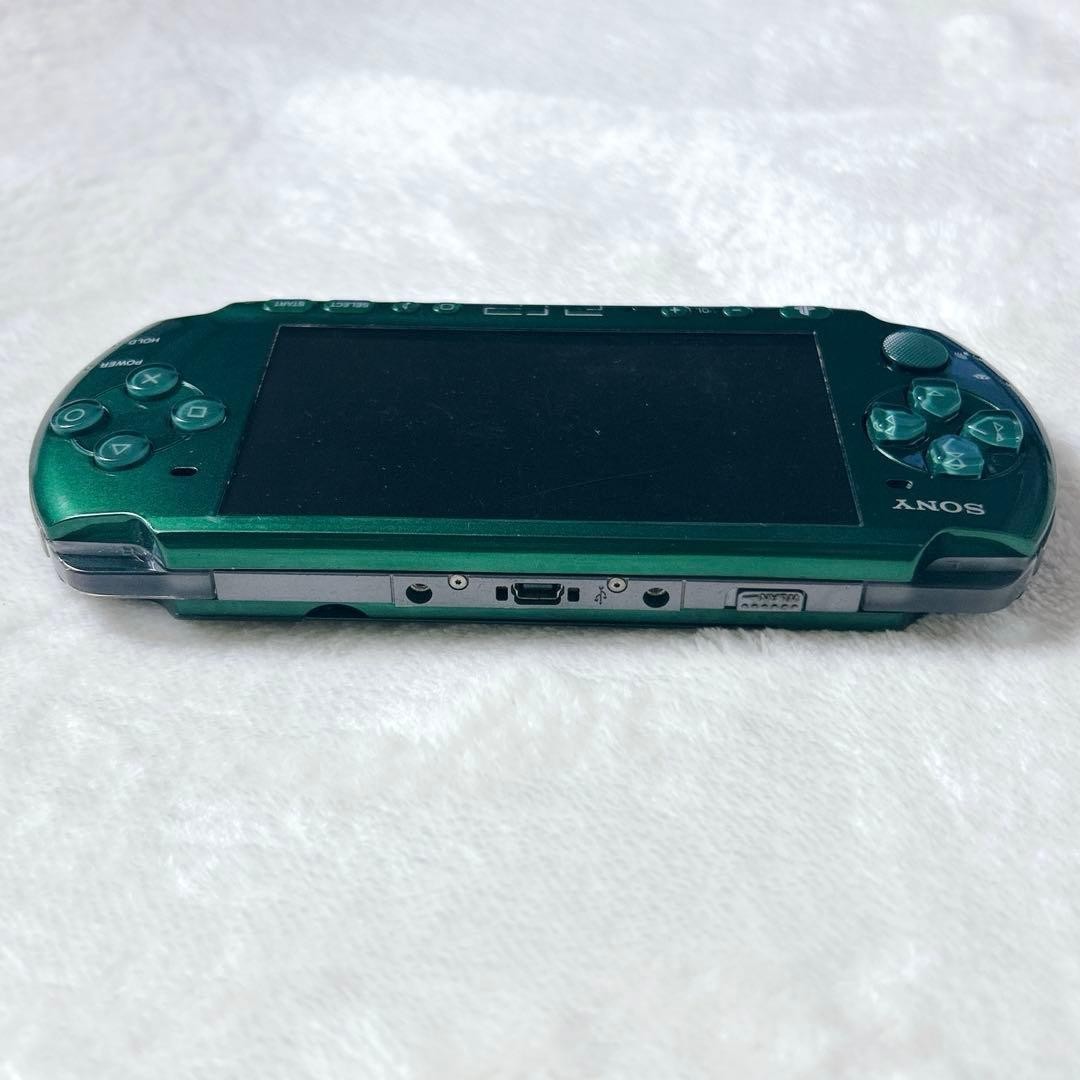 Sony PSP-3000 Console Green Rare Color Region free Used