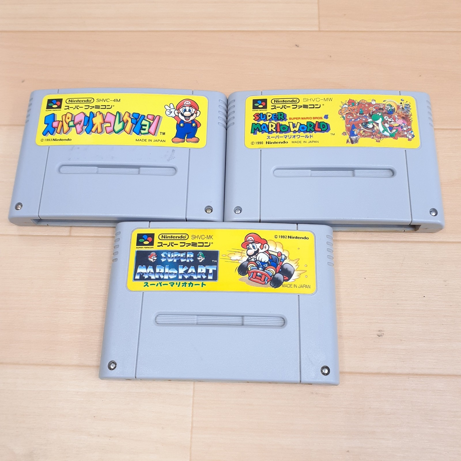 Nintendo Super Famicom Console bundle with 9 Games S. Mario SNES Japan SHVC-001