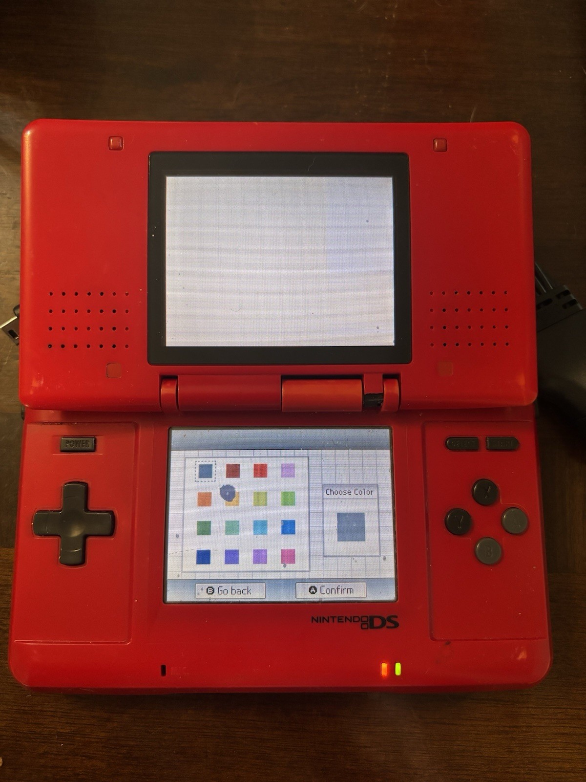 2004 Nintendo DS NTR-001 Red For Parts or Repair