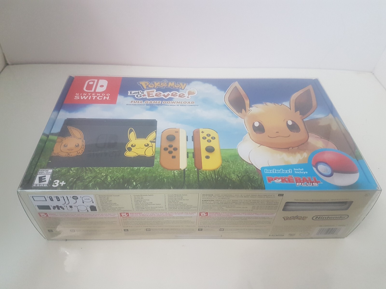 Pokemon Let’s Go Eevee Pokeball Plus 32GB Nintendo Switch Console [Brand New!]