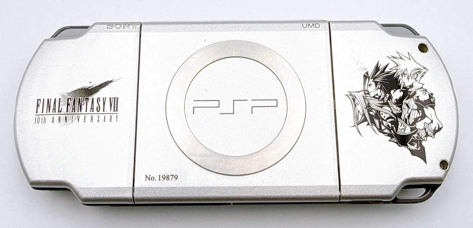 Sony PSP-2000 Crisis Core Final Fantasy FF Ⅶ 7 10th Console Limited – Very Good