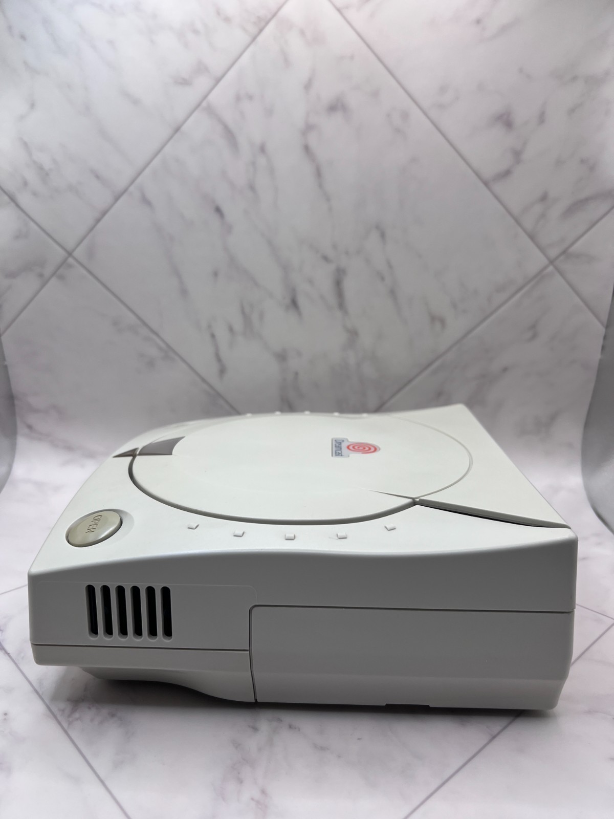 Sega Dreamcast VA1 OEM Case No GD-ROM ODE-Ready Battery Mod Power Socket Fuse