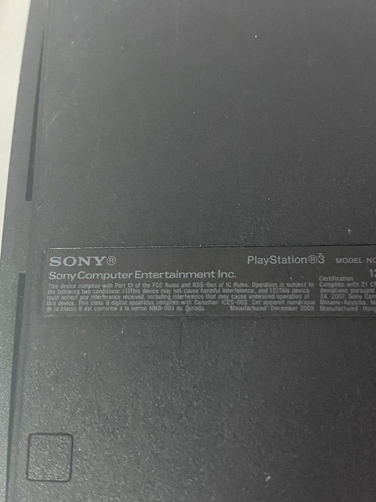 Sony PlayStation 3 PS3 Slim Console Bundle W/Controller & 9 Games Tested