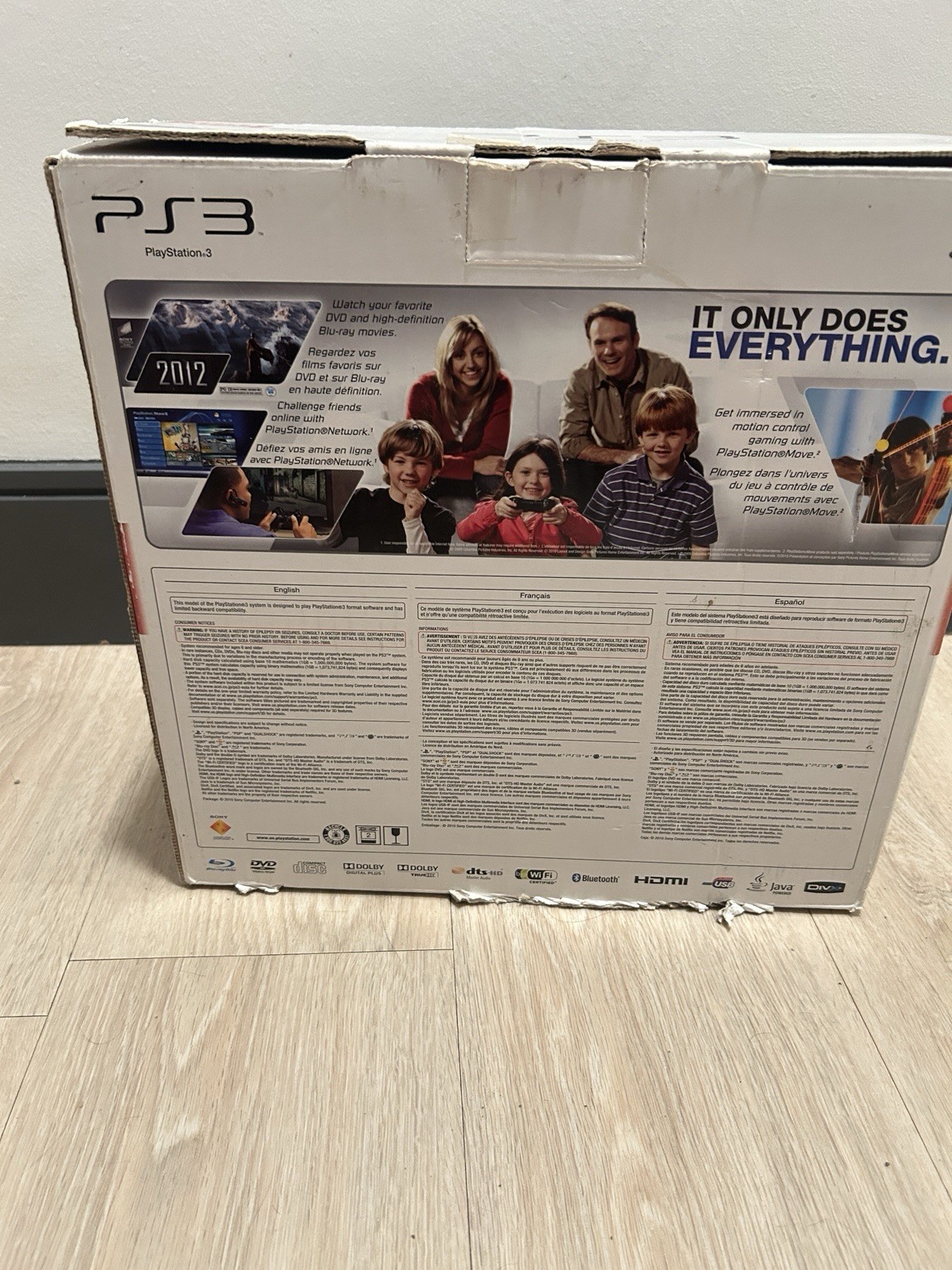 Sony PlayStation 3 PS3 Console Slim 160GB – Used In open box