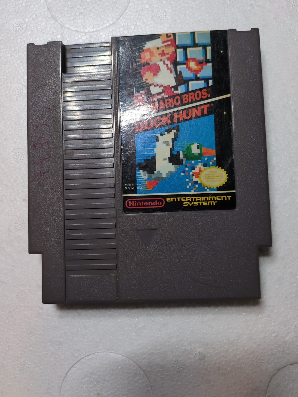 Nintendo NES Action Set Home Console – Grey Box /w Styro – Tested With 8 Games!