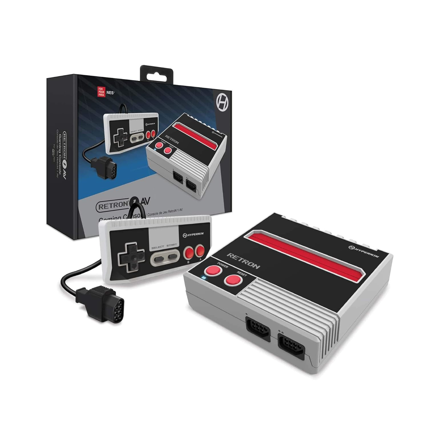 Hyperkin Retron 1 AV Gaming Console for NES (Gray) – NES