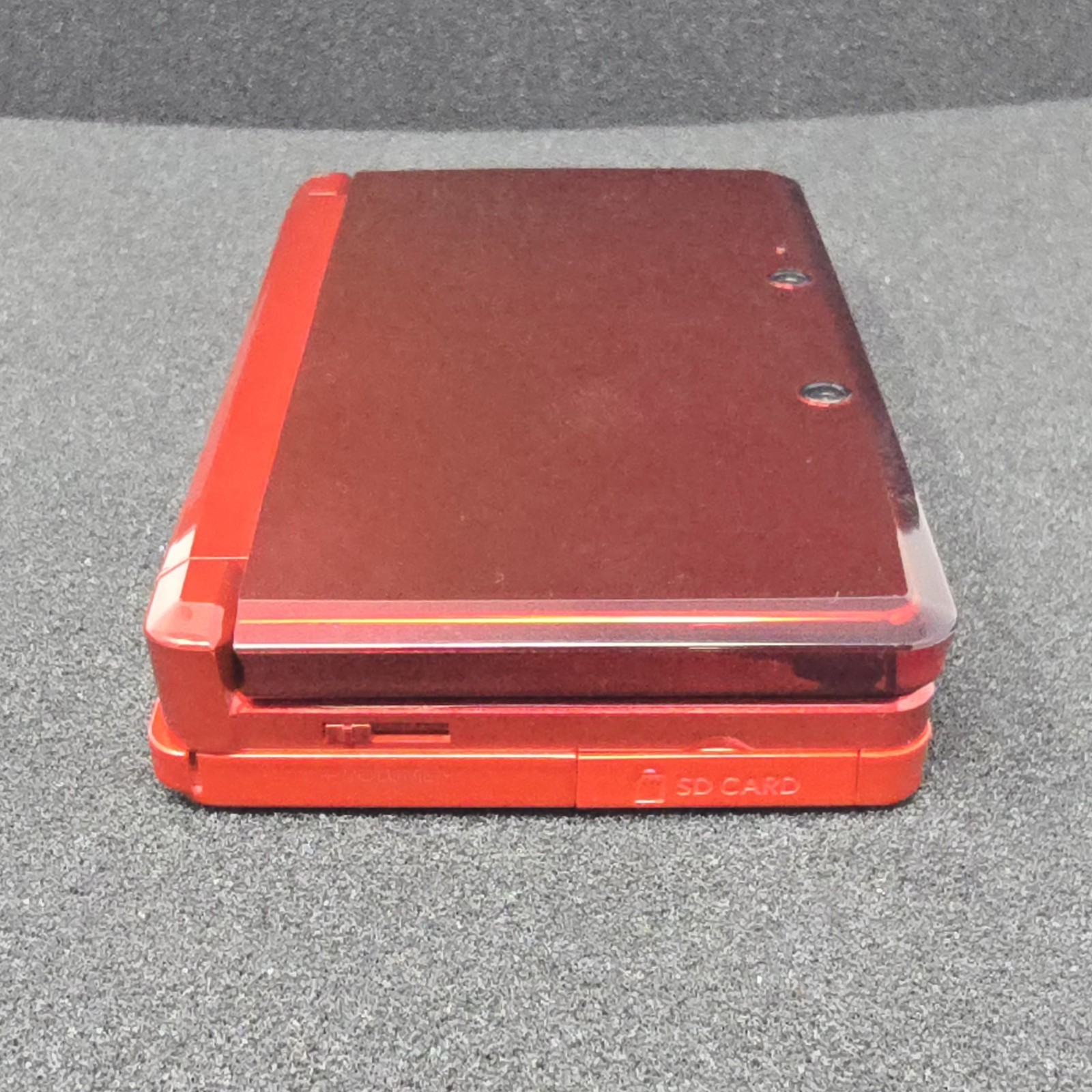 Nintendo 3DS Handheld System Flame Red CTR-001 w/ Charger TESTED