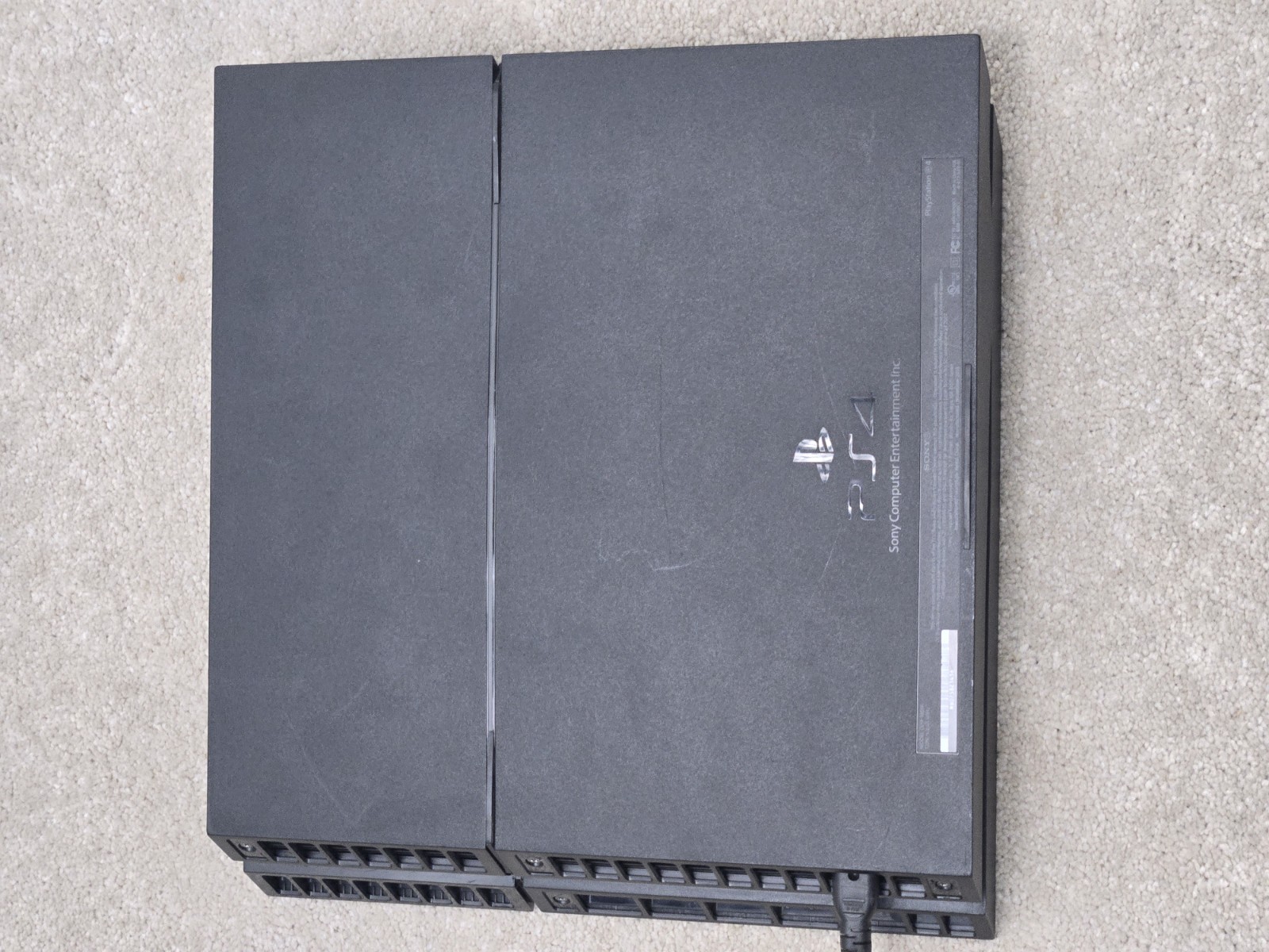 ps4 gaming console CUH-1001A black portable tested family fun 500GB console only