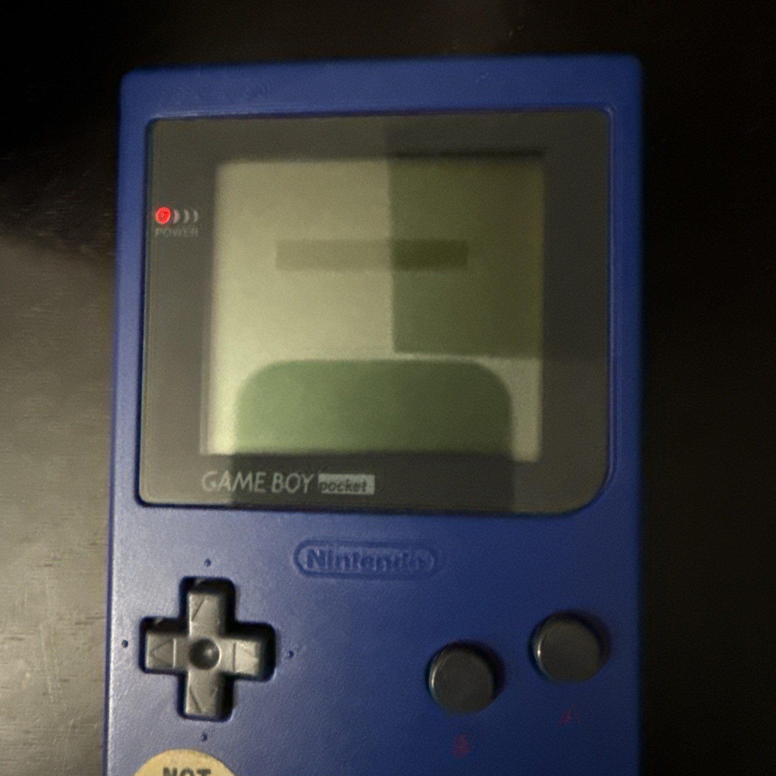 Nintendo Gameboy Pocket Blue Handheld Console System MGB-001 Not For Resale