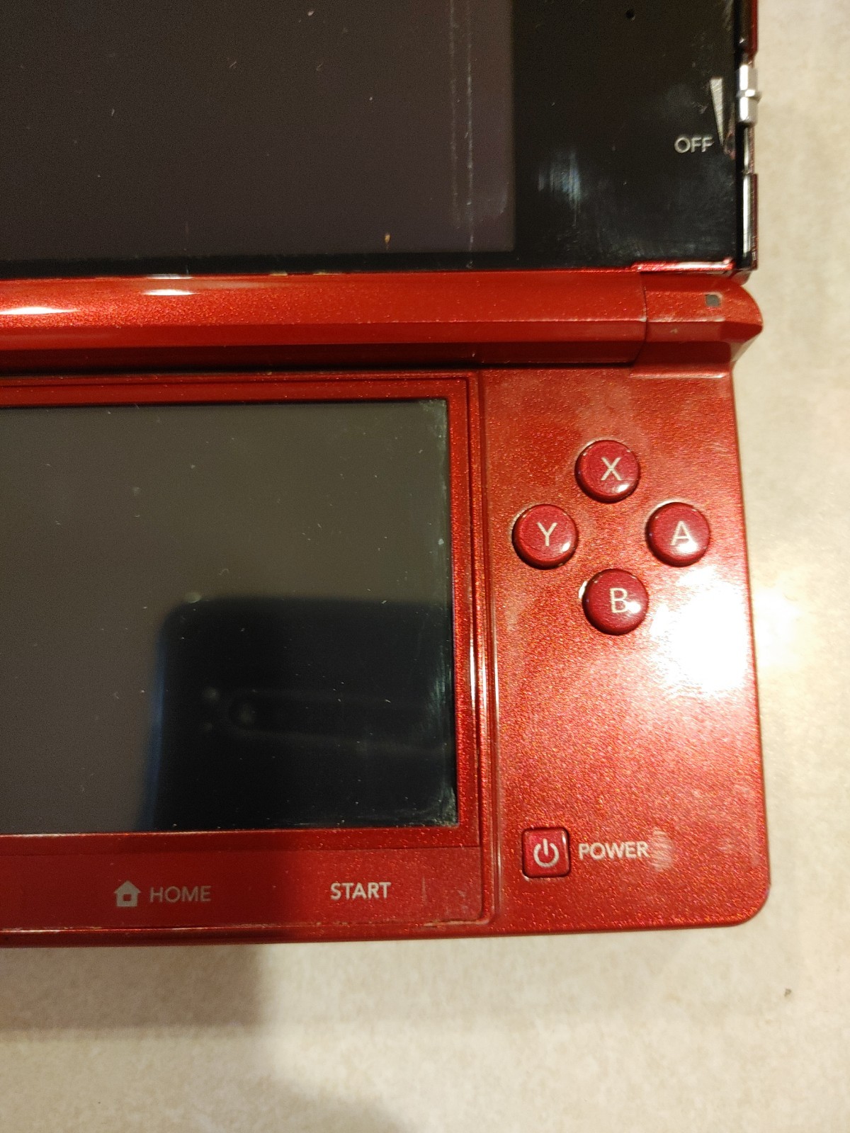Nintendo 3DS Red Handheld System Console