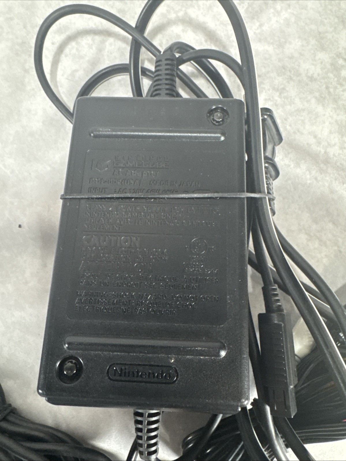 Nintendo GameCube Video Game Console DOL-101 Silver OEM Power and Controller