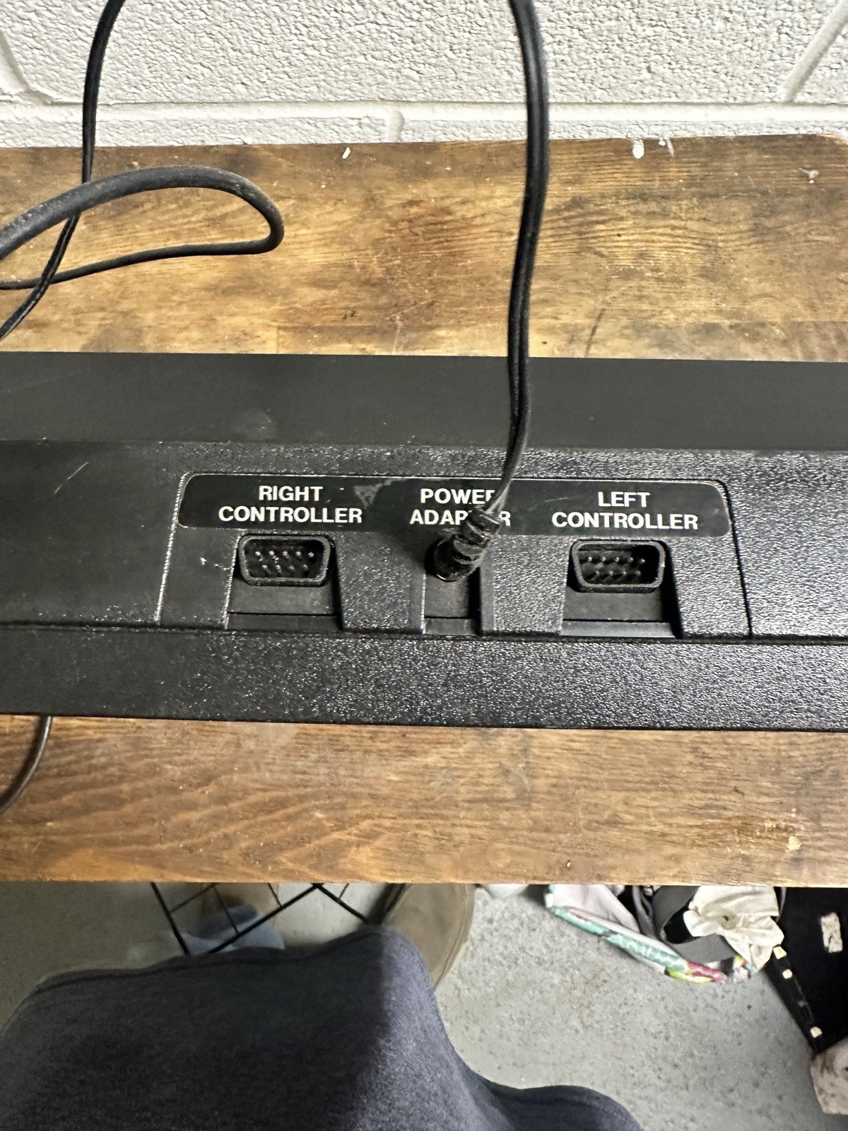 Atari 2600 game console sold as is has not been tested