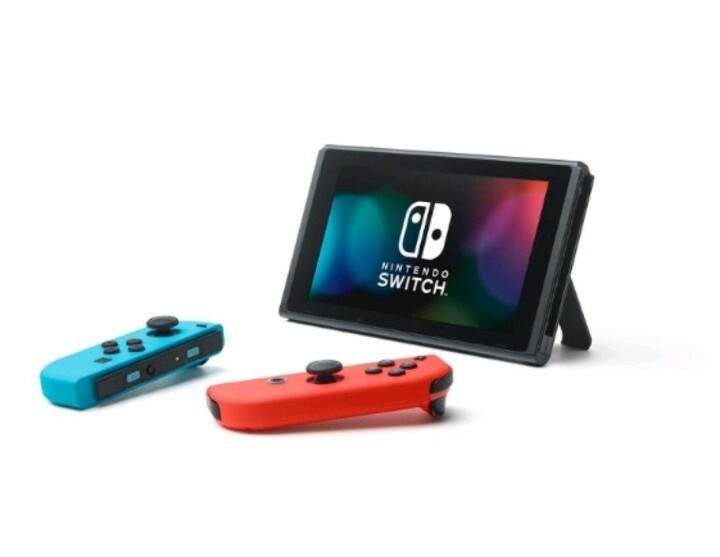 Nintendo Switch Console Mario Kart 8 Deluxe Bundle Neon Blue/Red 3 months online