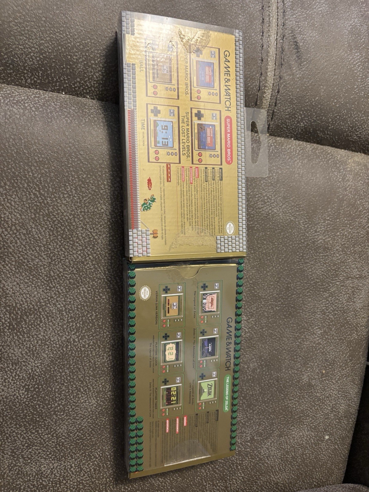 Nintendo Game & Watch Mario And The Legend of Zelda Handheld Console