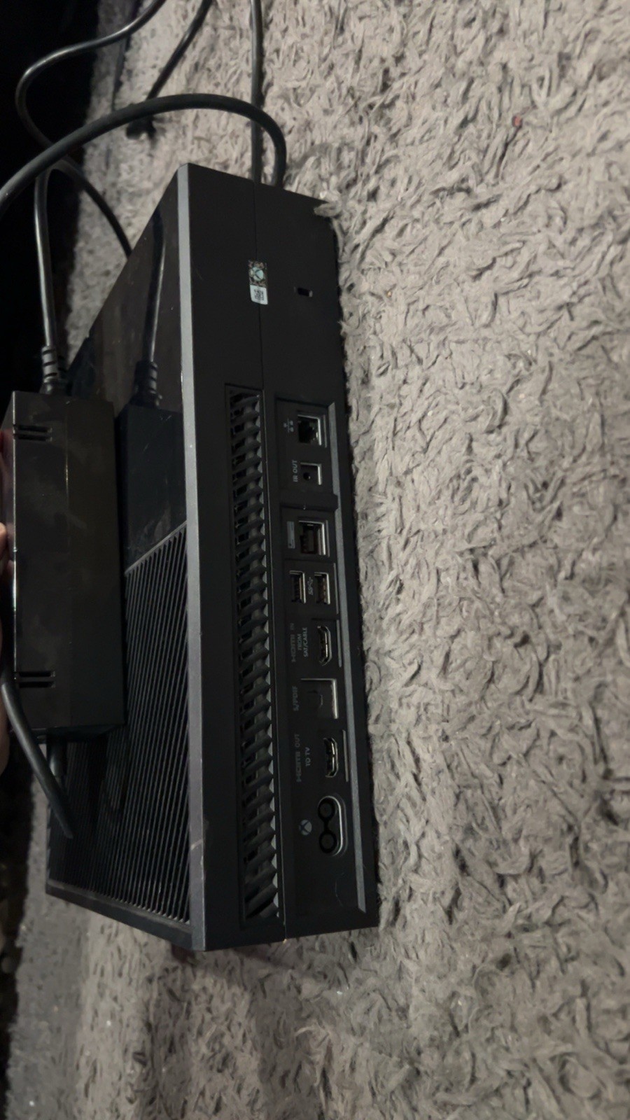 Microsoft Xbox One Black Console 500GB with Power Brick and HDMI Cable