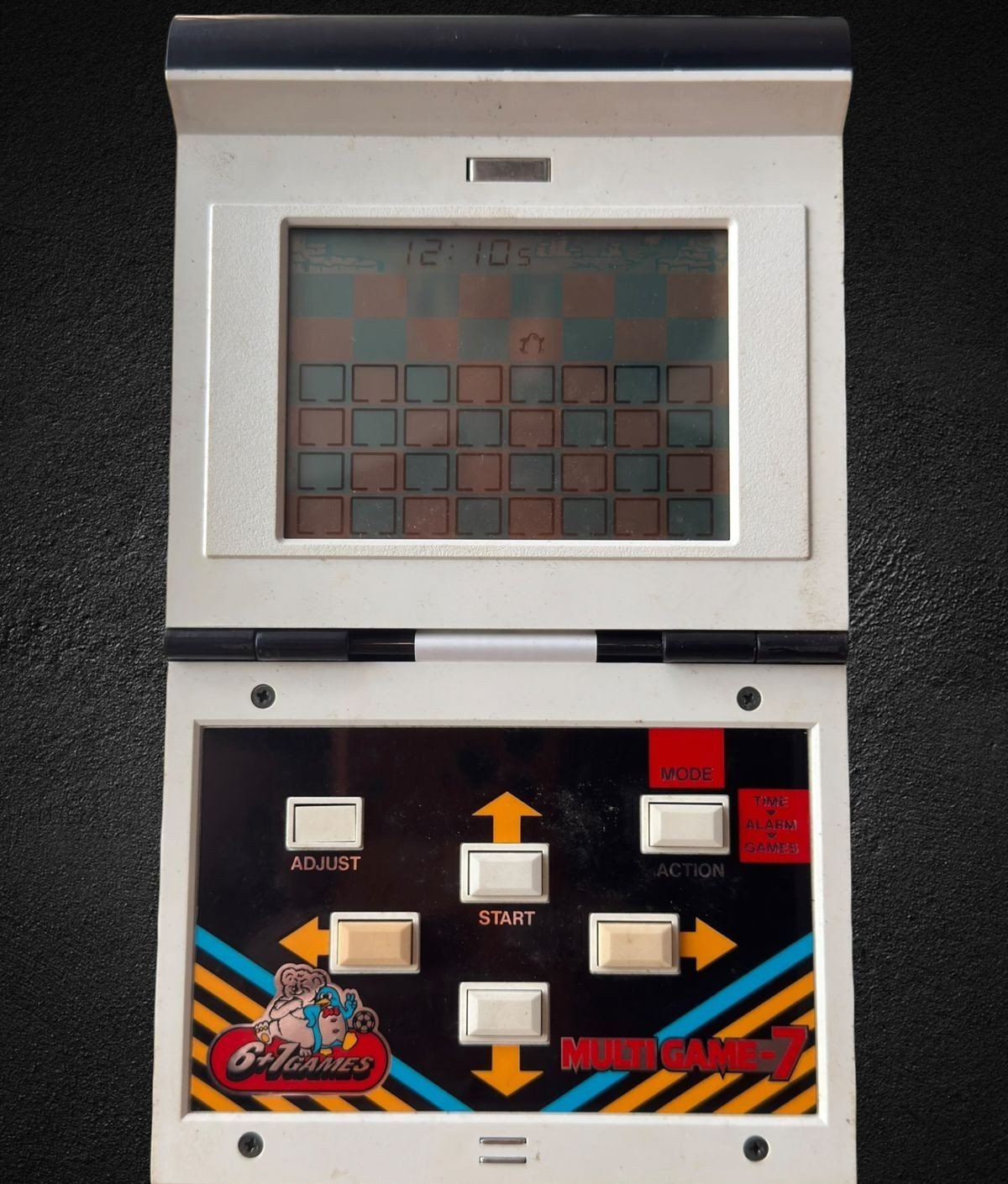 Rare Epoch Multi Game-7 Retro Handheld LCD 7-in-1 Game & Watch Style Working