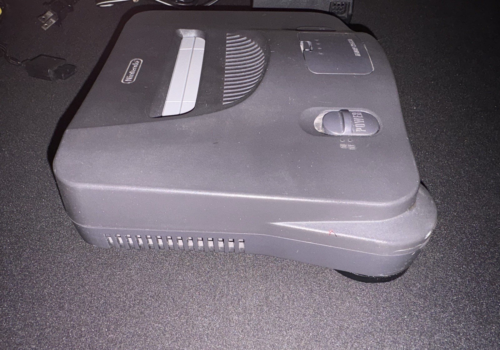 Nintendo 64 N64 Console Bundle Charcoal Gray Tested OEM Controller Works