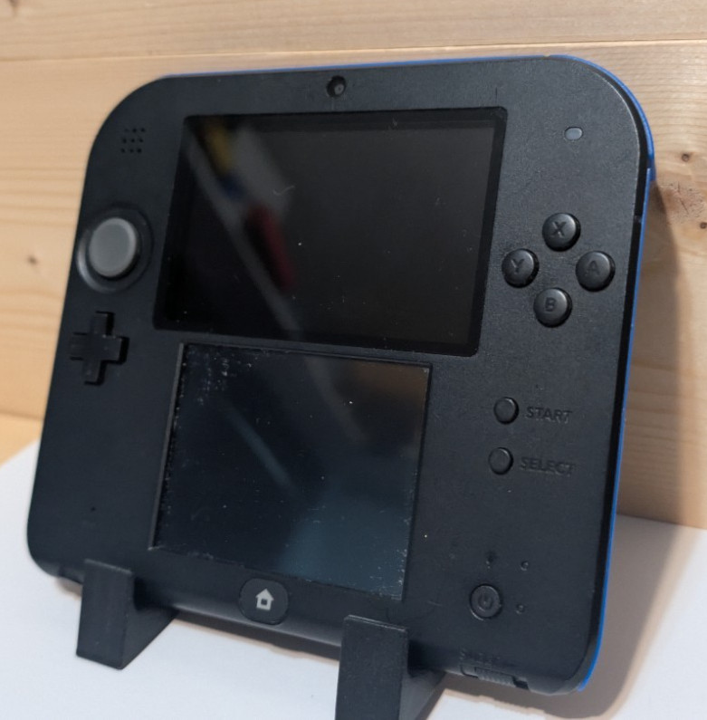 Nintendo 2DS Blue/Black US Version W/SD & Cable *Tested*