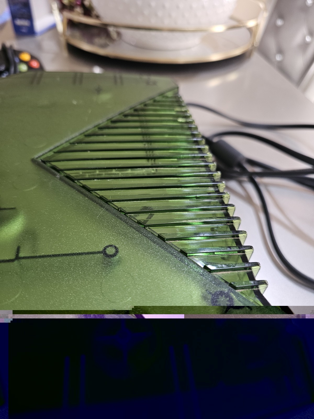 Original Xbox Halo Special Edition Green Console For Parts or Repair Please Read