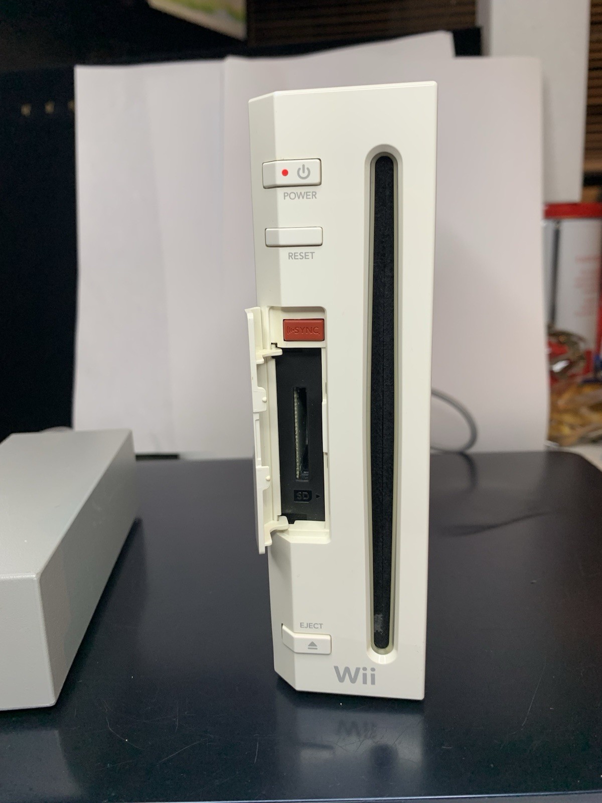 Nintendo Wii Console White RVL-001 (USA) Gamecube Port Power AV Cord 2006 Tested