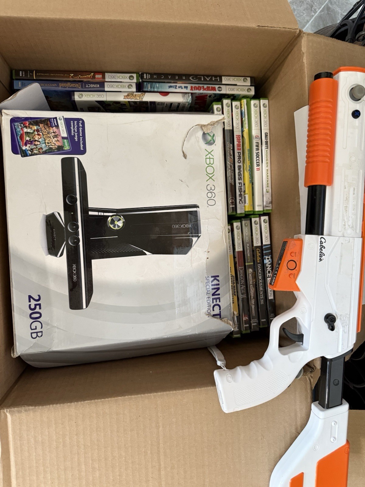 Xbox 360 Kinect Console and Game Bundle