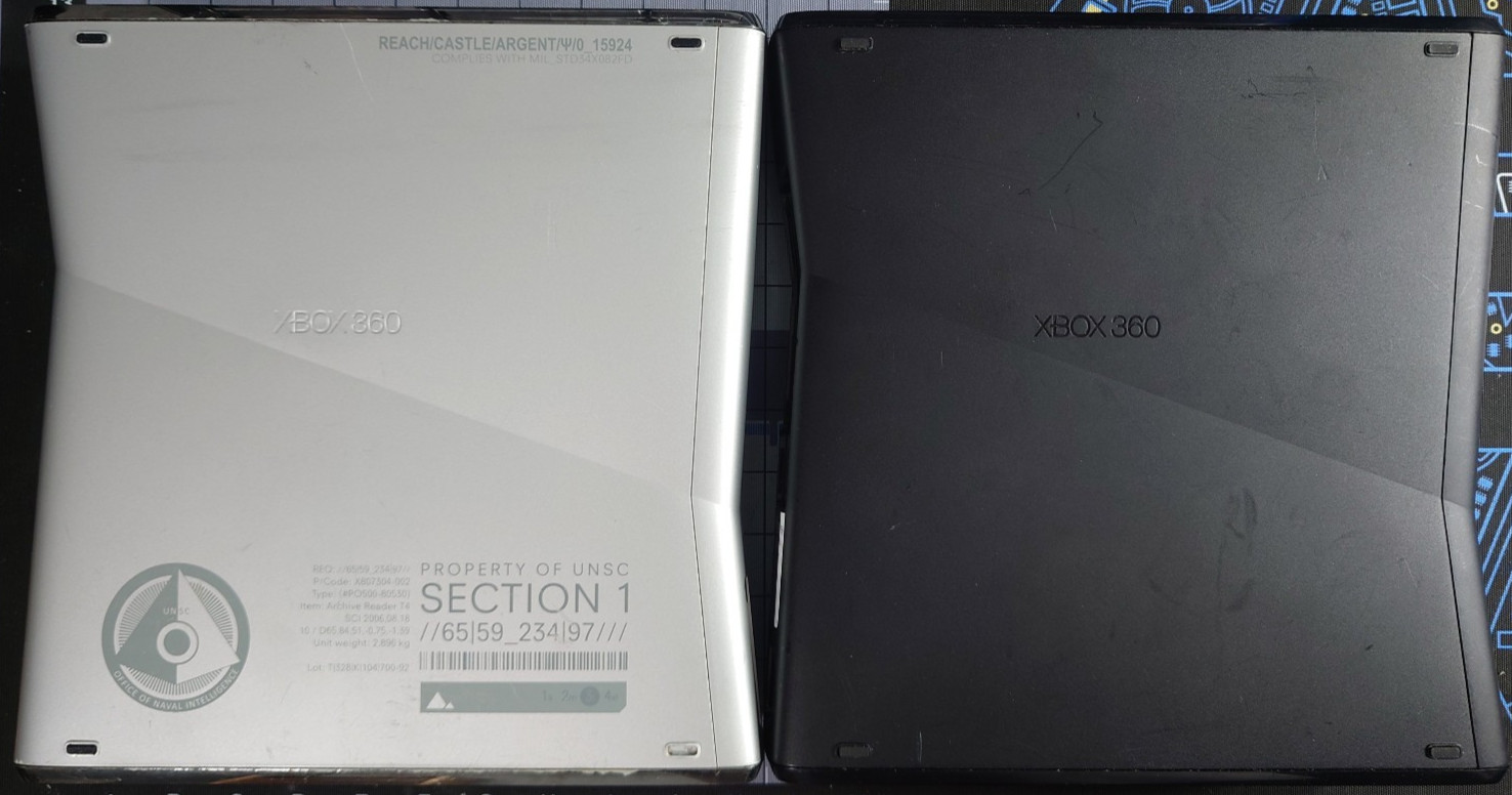 [PARTS/REPAIR] Microsoft XBOX 360 S Halo Reach 250GB Console + Matte Black 360 S