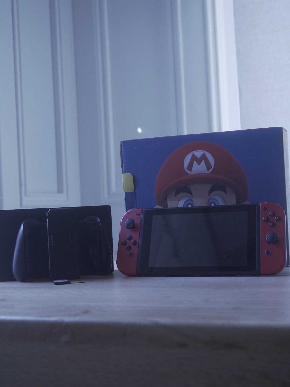 Nintendo Switch – Mario Red 32GB Console | 256gb MicroSD + Smash Ultimate