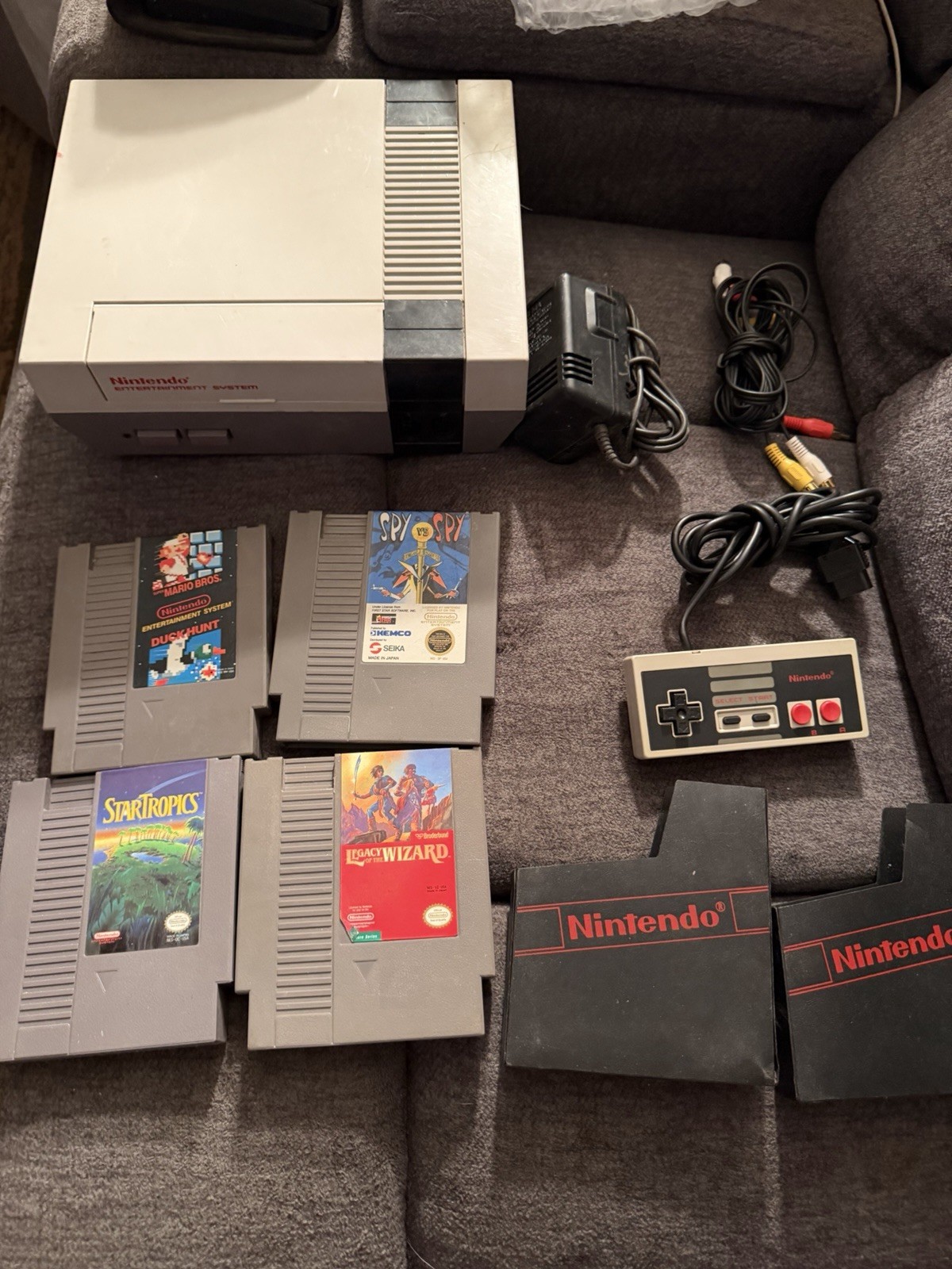 Nintendo Entertainment System Home Console NES With Games