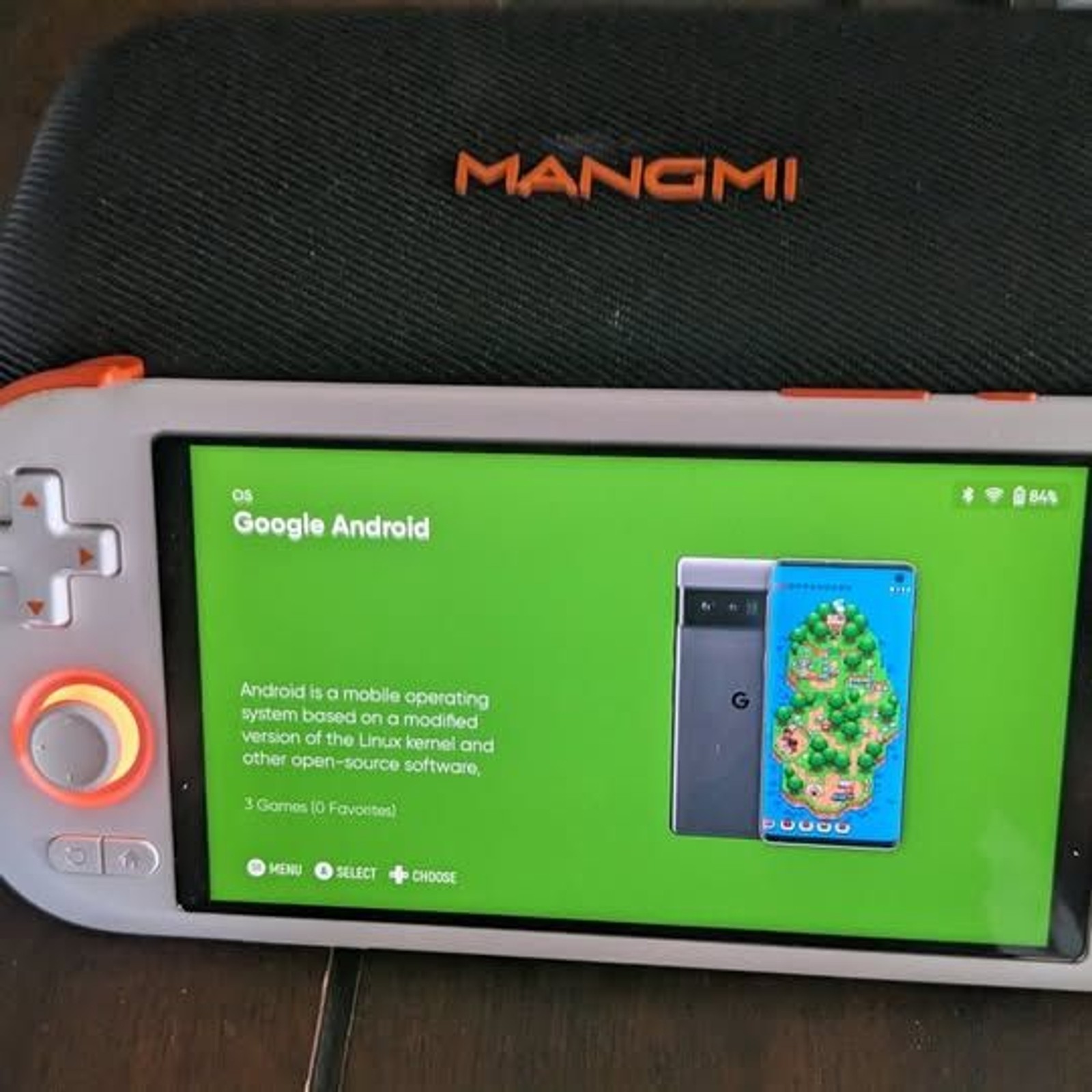 Mangmi Air X – Retro Handheld – 5.5″ FHD IPS Touchscreen – Orange