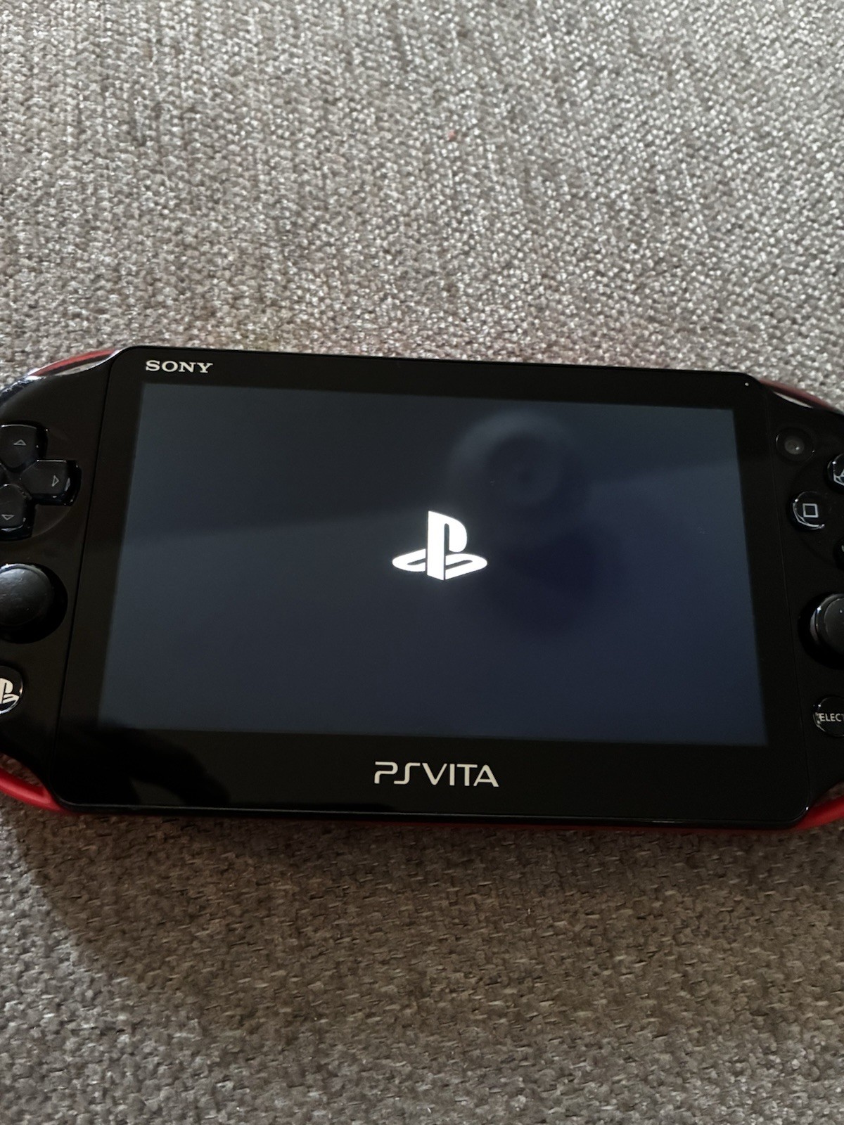 Sony PS Vita Handheld System Console Black/Red Wi-Fi, Headphone Jack