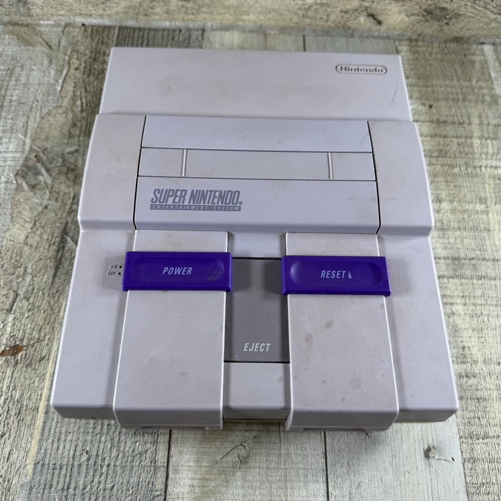 Nintendo SNES Console With Power And 1 Controller – Tested, Working READ Desc