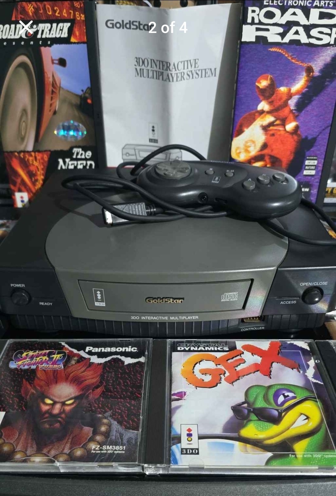 Goldstar 3DO Console Boxed + 1 Controller 8 games