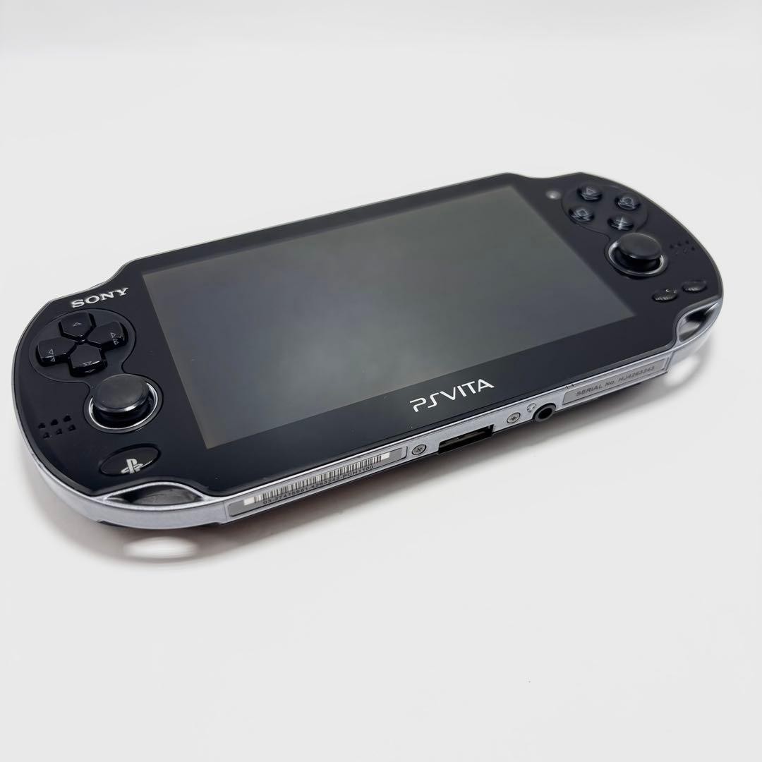 Sony PS Vita PCH-1100 Crystal Black OLED 3G Wi-Fi Handheld Console Japan