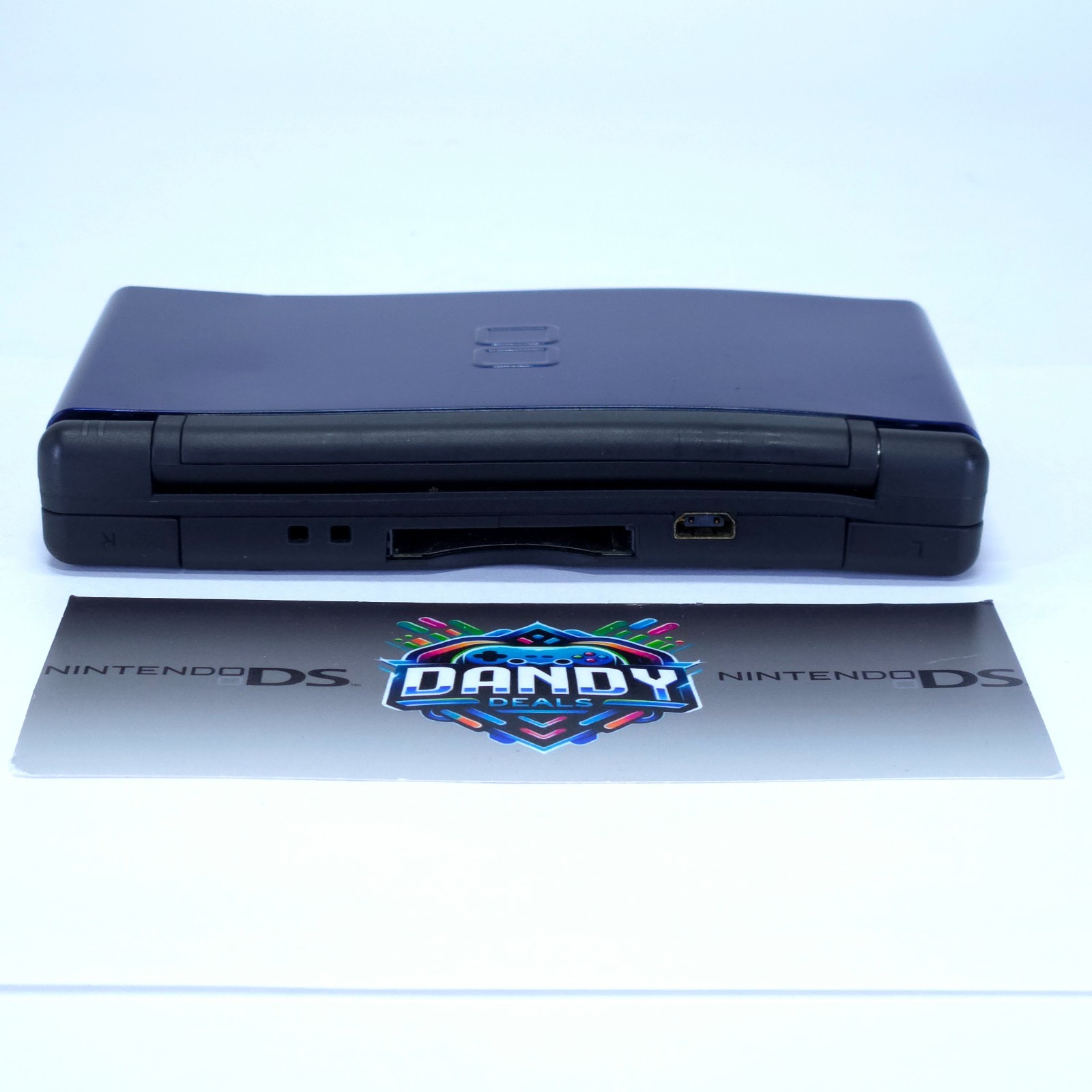 DS Lite Console Nintendo Blue W/ Charger + Usg-001 – Bottom Display Imperfection