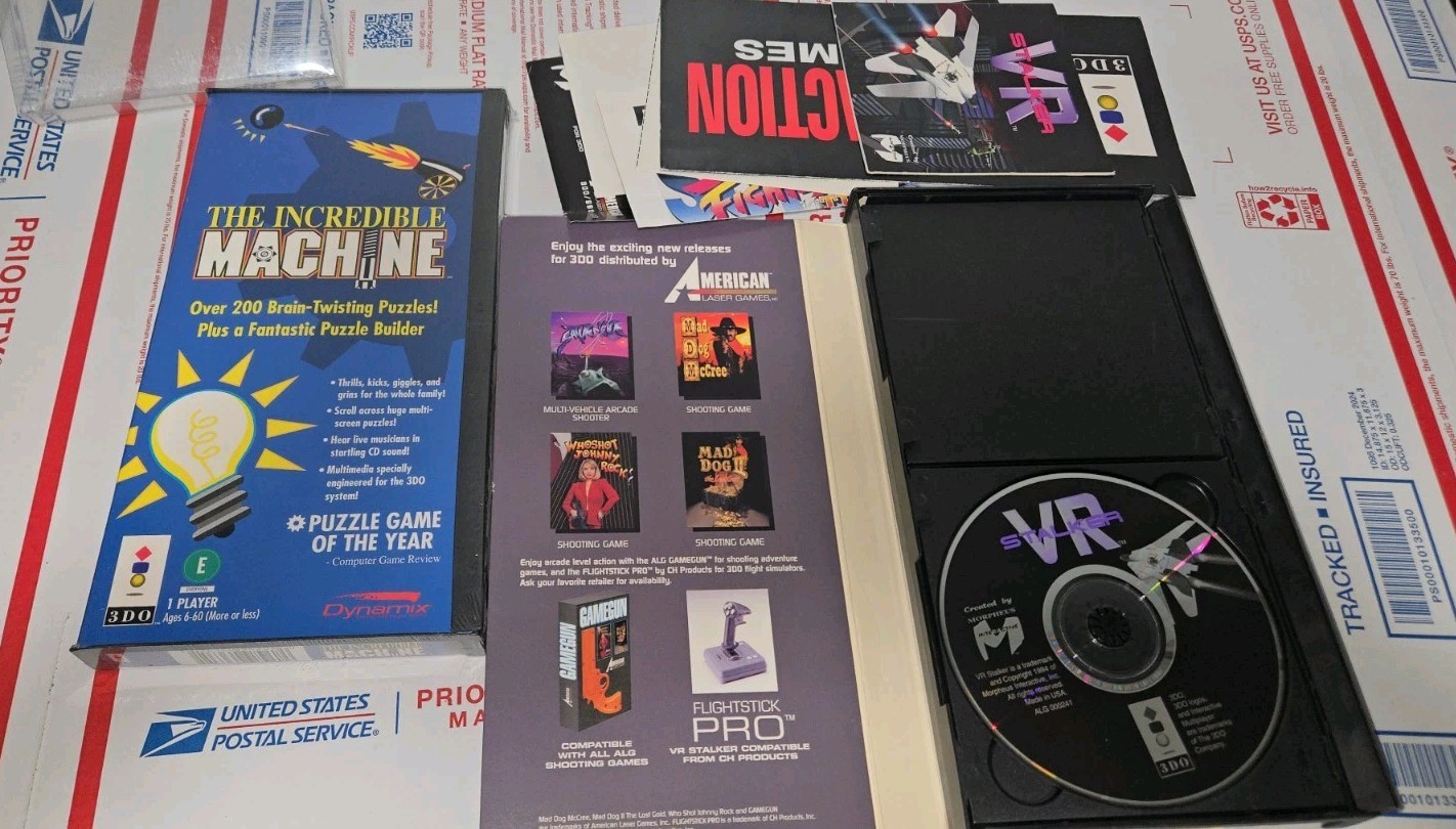 43DO Games Including Deathkeep, VR Stalker, Star wars Rebel Assault Read Listin