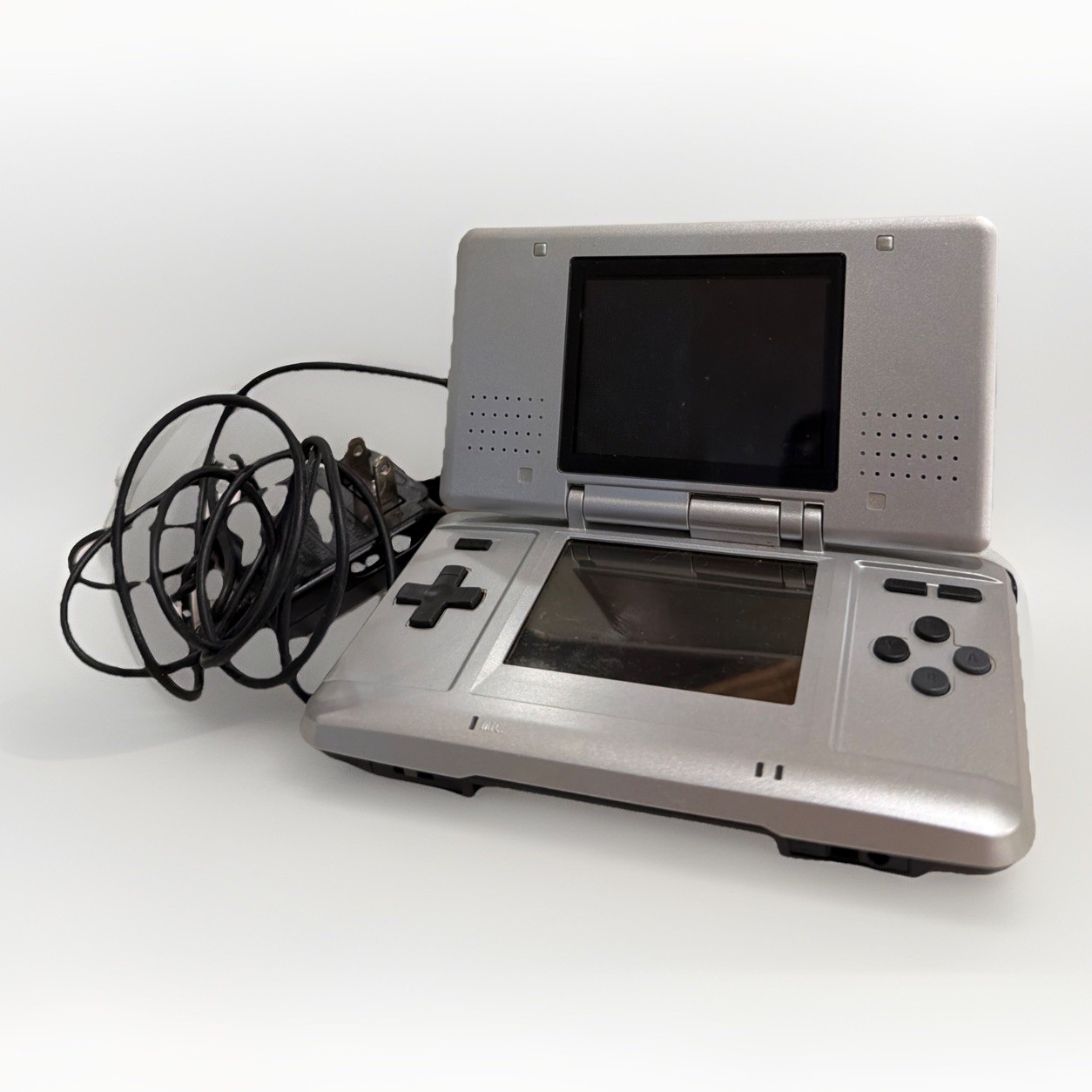 Nintendo DS Original Console NTR-001 with Charger Titanium Silver – Works Line