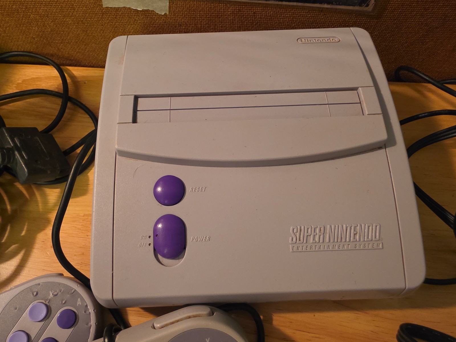 Super Nintendo SNES SNS-001 Video Game Console System with Controllers (2) 1991