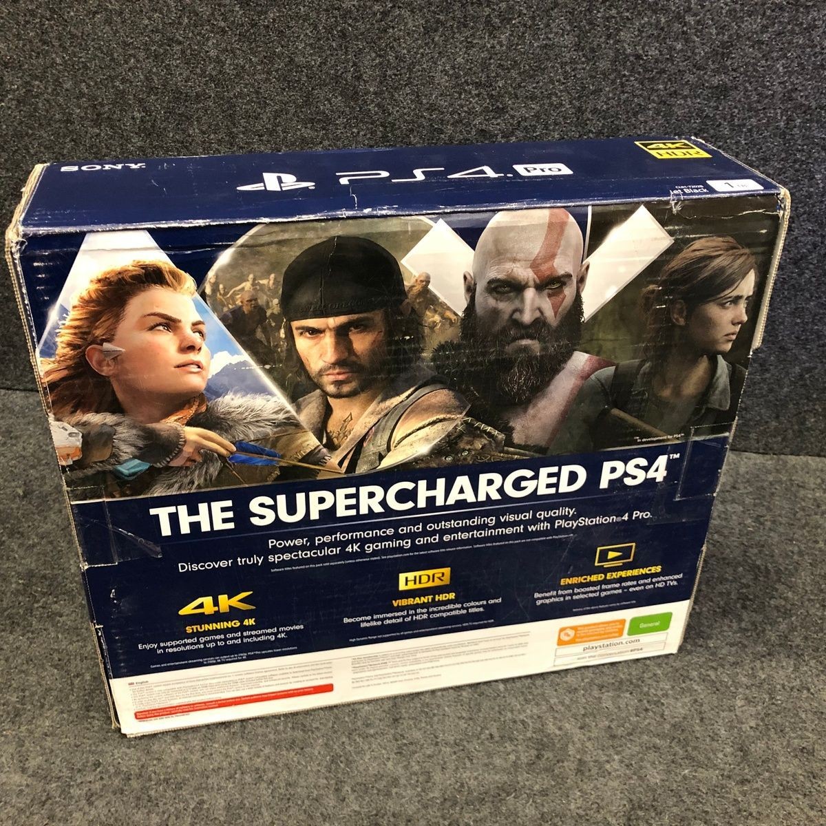SONY PlayStation 4 Pro Video Game Console 1TB Jet Black PS4 CUH-7202B